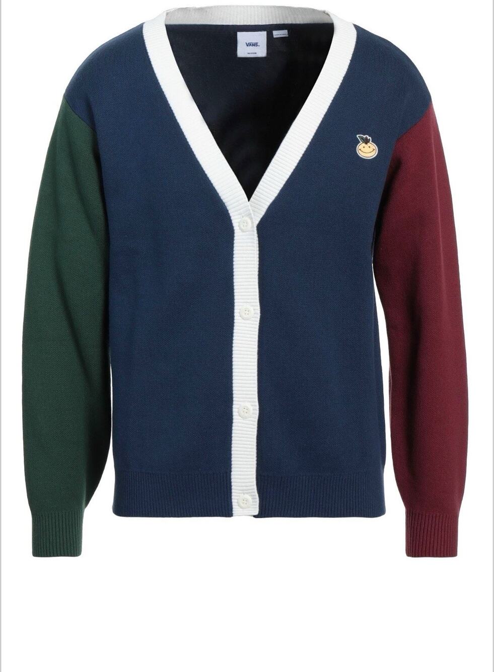 VANS Dusk Downer Relaxed Fit Button-Down Cardigan Color Block Size XS Women's